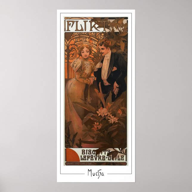 Alphonse Mucha Zedign konstaffisch #183 Poster (Framsidan)