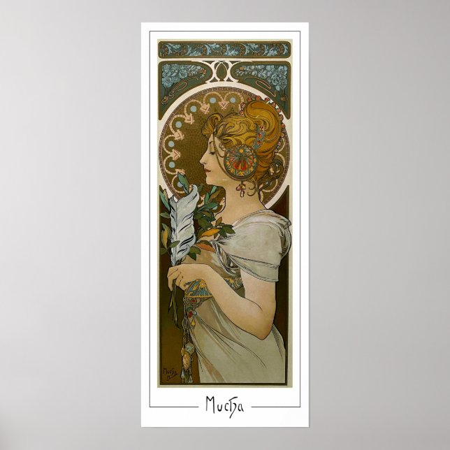 Alphonse Mucha Zedign konstaffisch #260 Poster (Framsidan)