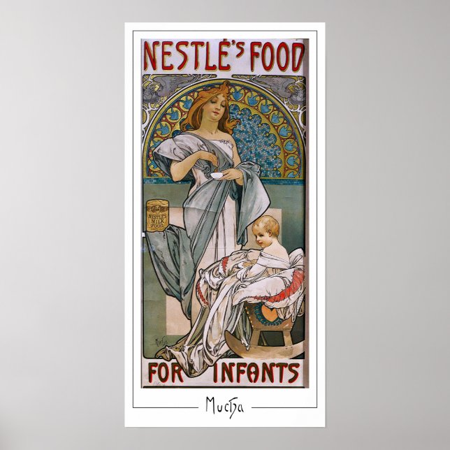 Alphonse Mucha Zedign konstaffisch #299 Poster (Framsidan)