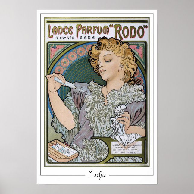 Alphonse Mucha Zedign konstaffisch #2 Poster (Framsidan)
