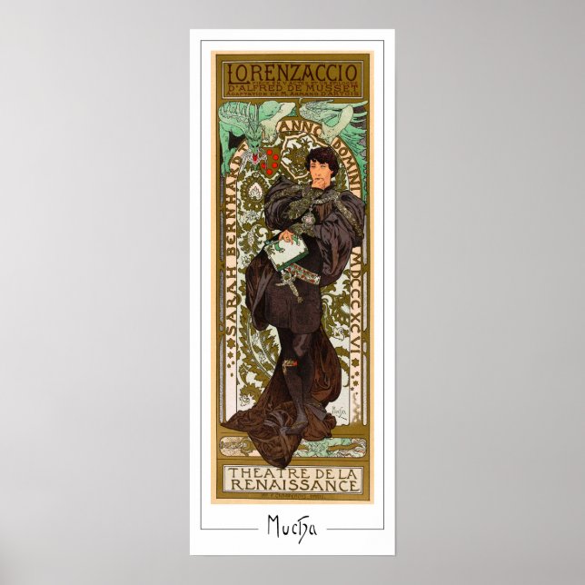 Alphonse Mucha Zedign konstaffisch #371 Poster (Framsidan)