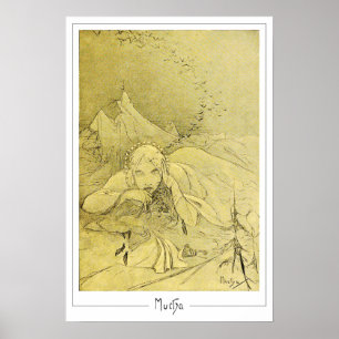 Alphonse Mucha Zedign konstaffisch #372 Poster