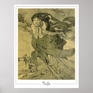 Alphonse Mucha Zedign konstaffisch #412 Poster