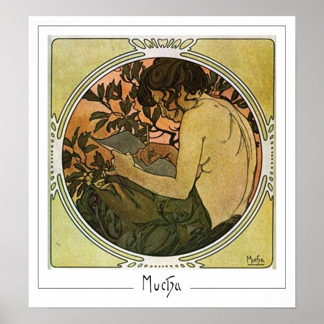 Alphonse Mucha Zedign konstaffisch #41 Poster (Framsidan)