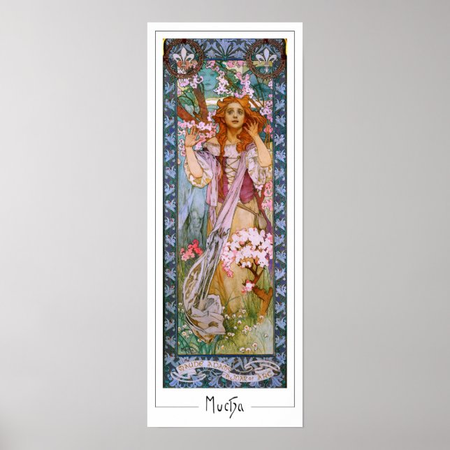 Alphonse Mucha Zedign-konstaffisch #96 Poster (Framsidan)