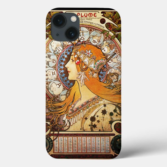 Alphonse Mucha Zodiak (Baksida)