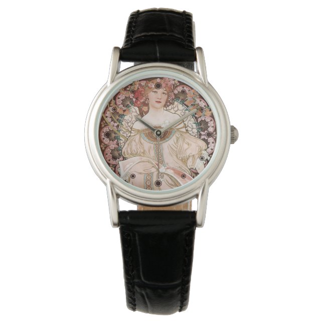 Alphonse Muchas F. Champenois Imprimeur-Editeur Armbandsur (Framsida)
