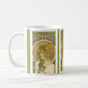 Alphonse Muchas La Plume Kaffemugg