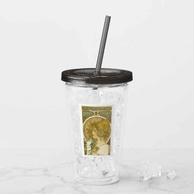 Alphonse Muchas La Plume Take Away Mugg (Baksida Ice)