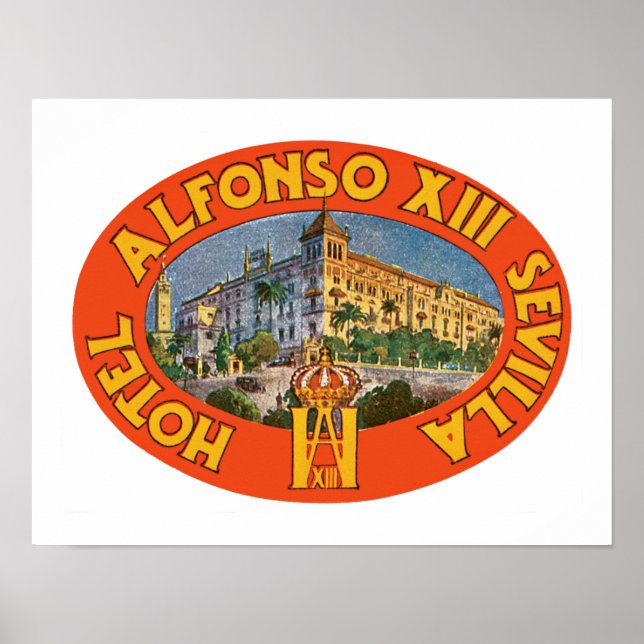 AlphonsoXIII Sevilla Poster (Framsidan)