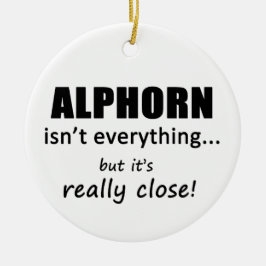 Alphorn är inte allt julgransprydnad keramik