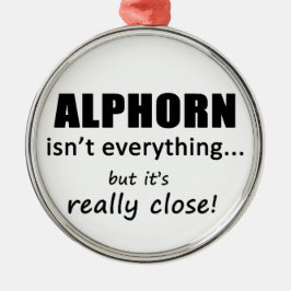 Alphorn är inte allt julgransprydnad metall