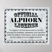 Alphorn License