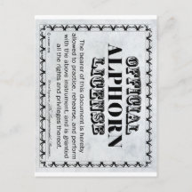 Alphorn License