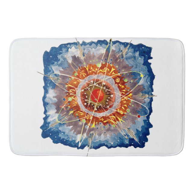 Alpin arkitektur Berömd konstaffisch Badrumsmatta (Framsidan)