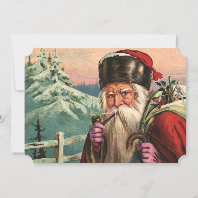 Alpin jultomte julkort (Framsida)