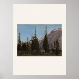 Alpin landskapsaffisch vid Handegg, Schweiz Poster