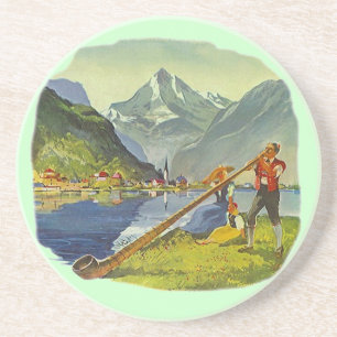 Alpin lång horn för kustfartygAlpHorn alpenhorn Underlägg