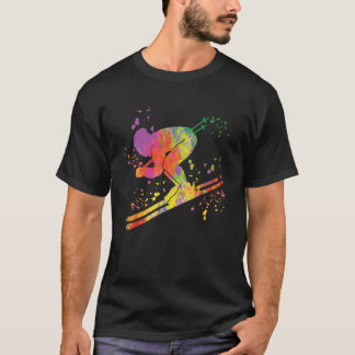 Alpin skidåkning Vintersporter Nordisk skidåkning T Shirt