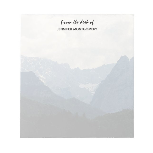 Alpina bergarts natur Foto Land Anteckningsblock (Framsida)