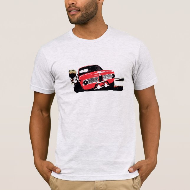 Alpina/BMW 2002 affischT-tröja T-shirt (Framsida)