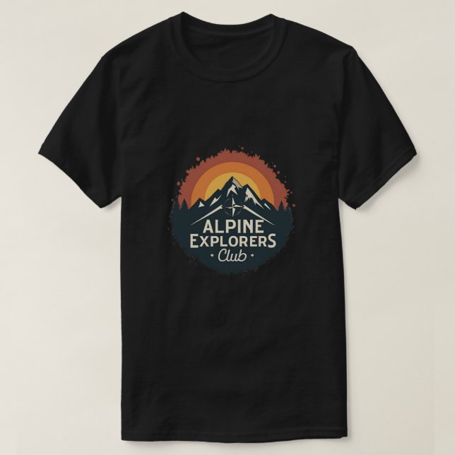 Alpina Explorers Club T Shirt (Design framsida)