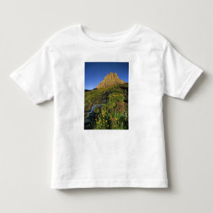 Alpina vildblommor & Mt Clements vid Logan Pass Tee Shirt