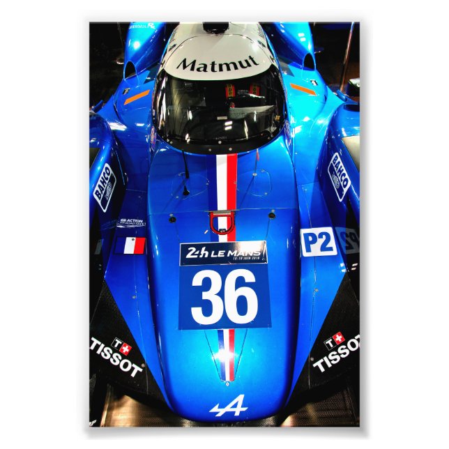 Alpine A470-Gibson 24 timmar av Le Mans 2018 Fototryck (Framsidan)