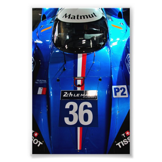 Alpine A470-Gibson 24 timmar av Le Mans 2018 Fototryck (Framsidan)