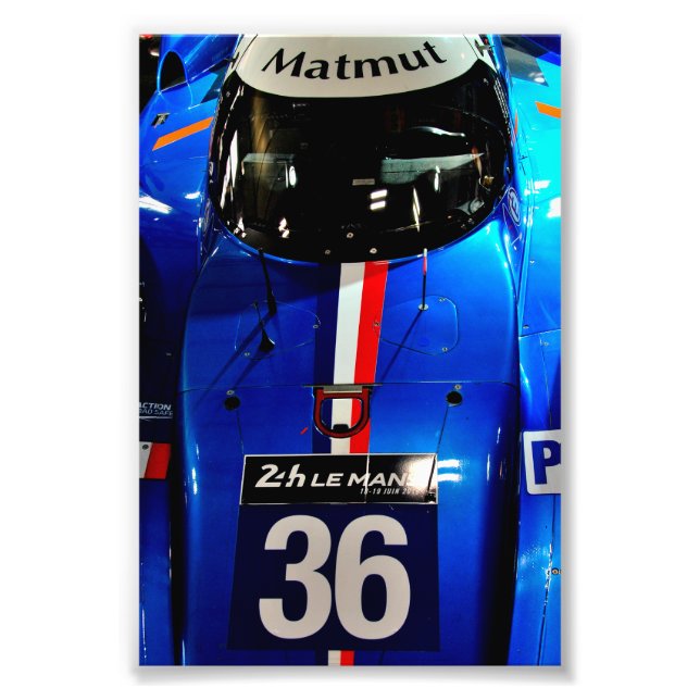 Alpine A470-Gibson 24 timmar av Le Mans 2018 Fototryck (Framsidan)