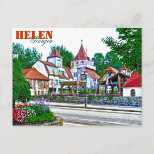 Alpine Helen, Georgia, USA. Vykort