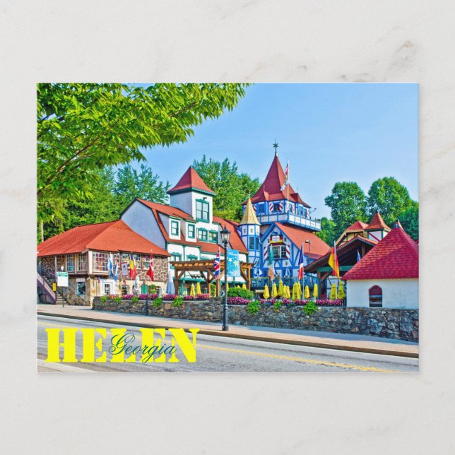 Alpine Helen, Georgia, USA. Vykort (Framsida)