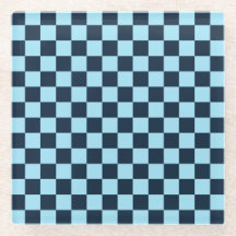 Alpine ice checkerboard pattern