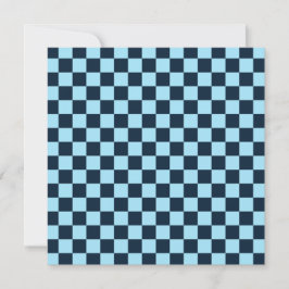 Alpine ice checkerboard pattern tack kort