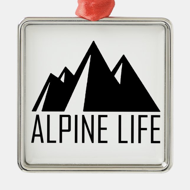Alpine Life Julgransprydnad Metall (Framsidan)