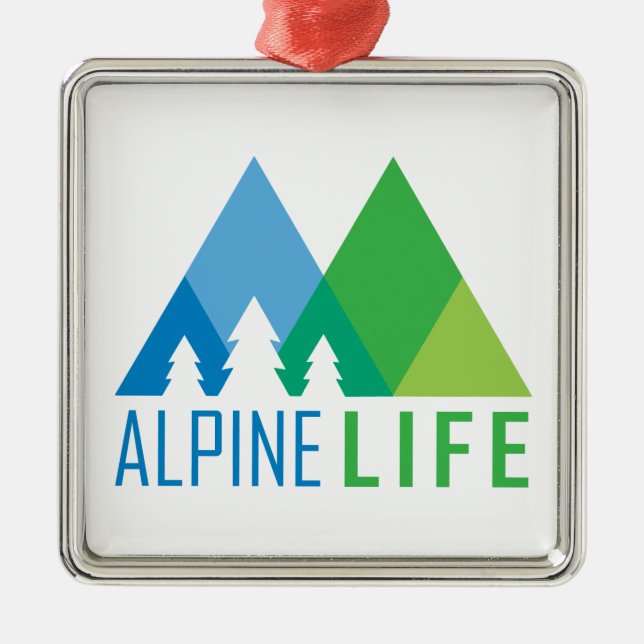 Alpine Life Julgransprydnad Metall (Framsidan)