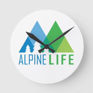 Alpine Life Rund Klocka