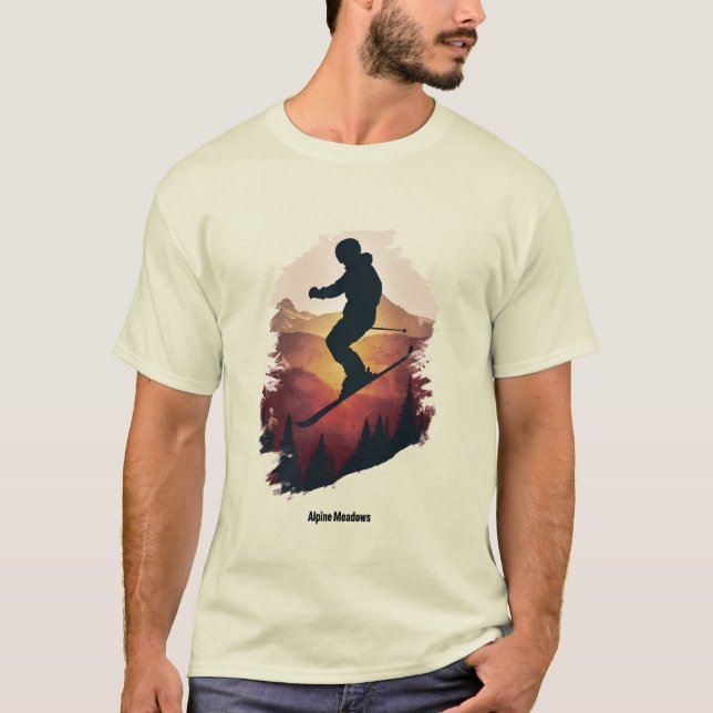 Alpine Meadows Äventyr Seeker Tee (Framsida)