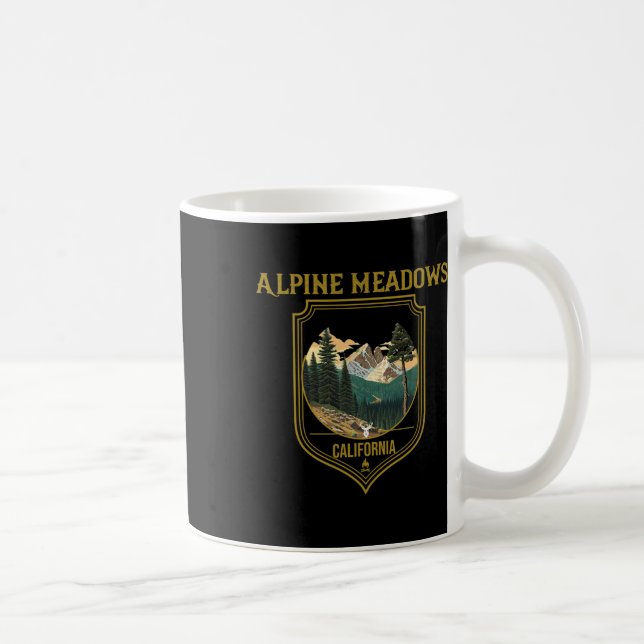 Alpine Meadows souvenirkläder - Alpine Meadows H Kaffemugg (Höger)