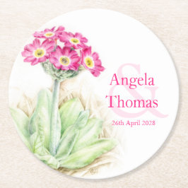 Alpine primula ping grönt bröllop underlägg