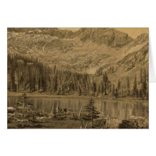 Alpine Sjö, toppmötet i Cerro Blanco Hälsningskort