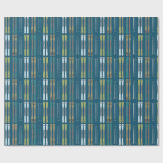 Alpine Ski Gift Wrap  Presentpapper