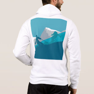 Alpine Skiers Downhill Skiing White T Shirt