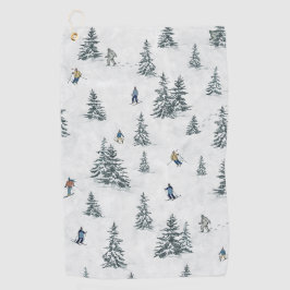 Alpine Skiers och Gömt Yetis - Downhill Skiing