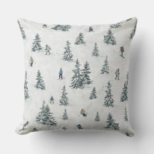 Alpine Skiers och Gömt Yetis - Downhill Skiing