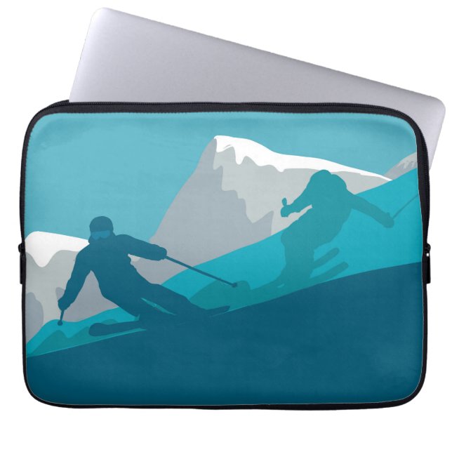 Alpine Skiing Laptop Fodral (Framsidan)
