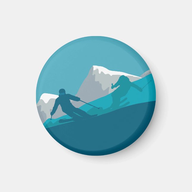 Alpine Skiing Magnet (Framsidan)