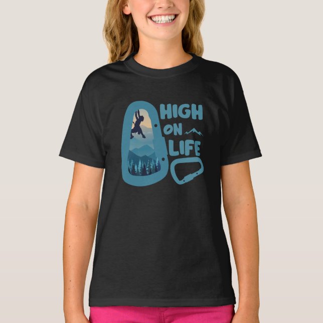 Alpinism Bergsklättring T Shirt (Framsida)
