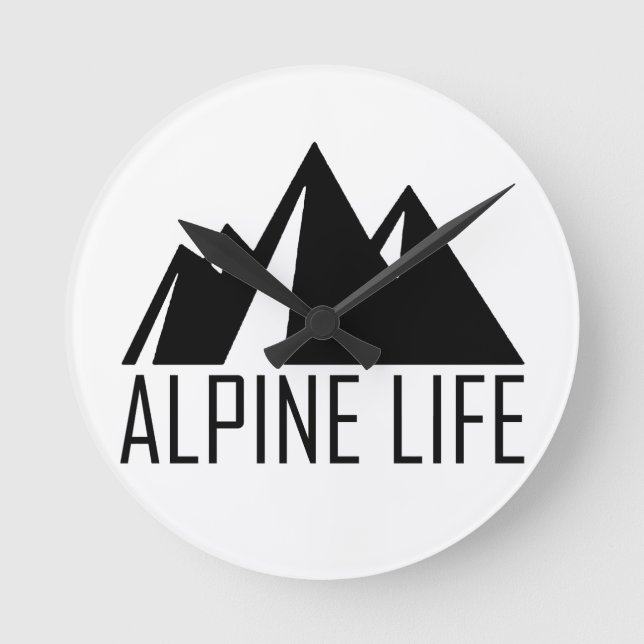 Alpint liv rund klocka (Framsida)