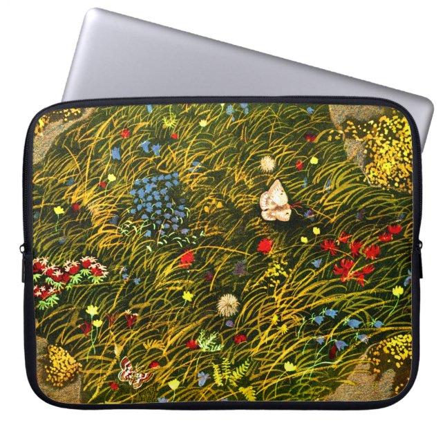 Alpreadängen art nouveau laptop fodral (Framsidan)